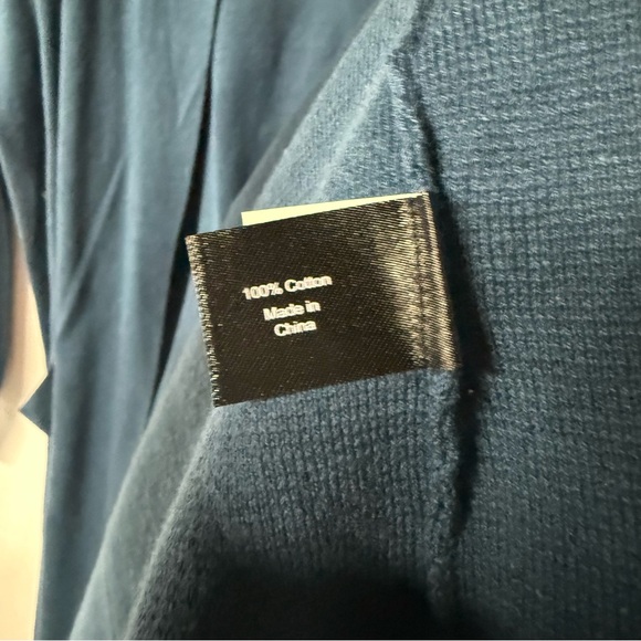 Lane Bryant Cardigan Women Plus Size 22/24 Blue Open Front Pocket Long Sleeve - Picture 5 of 7